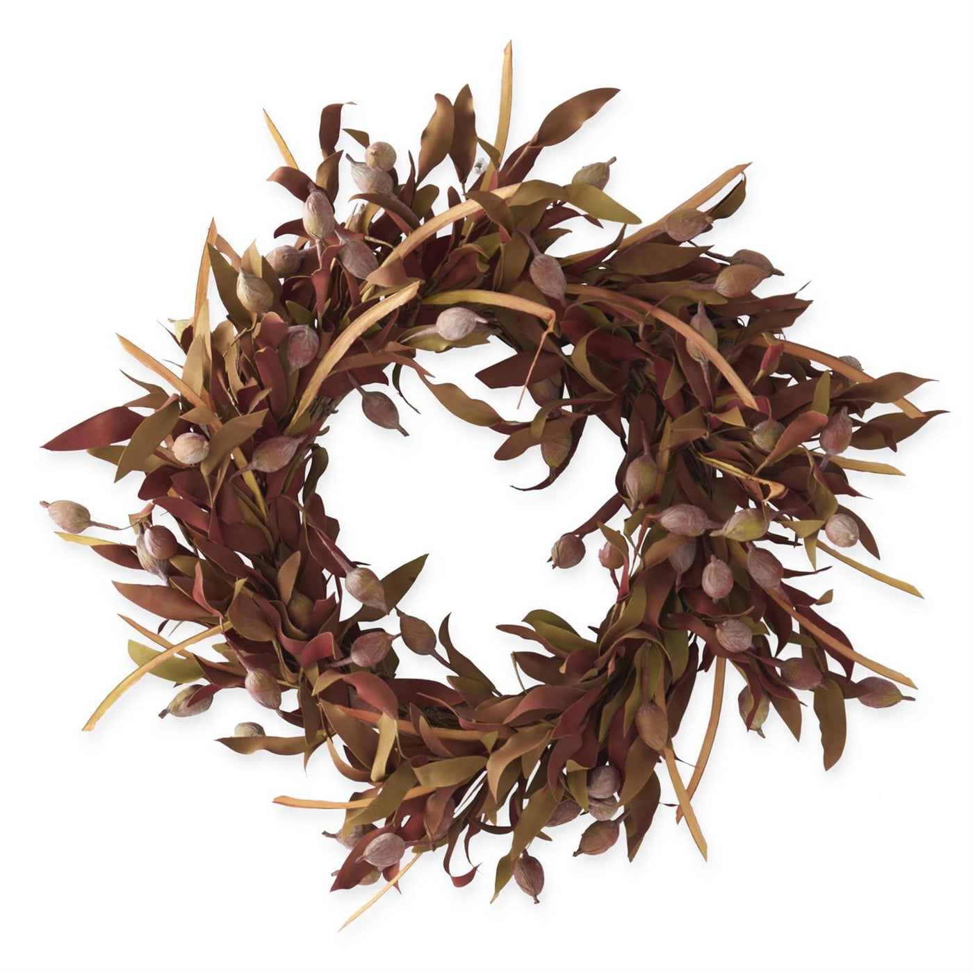 Burgandy and Sage Sleepy Silene Eva Wreath