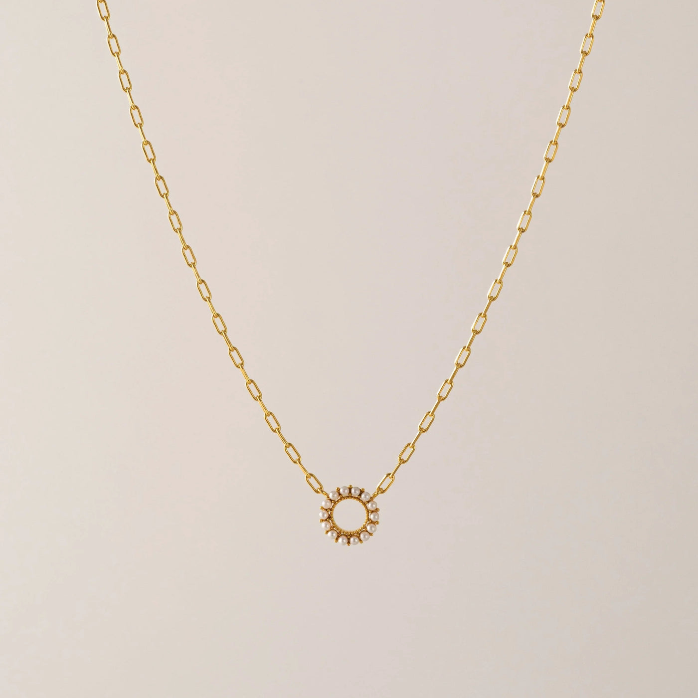 Kismet Gold Pearl Necklace