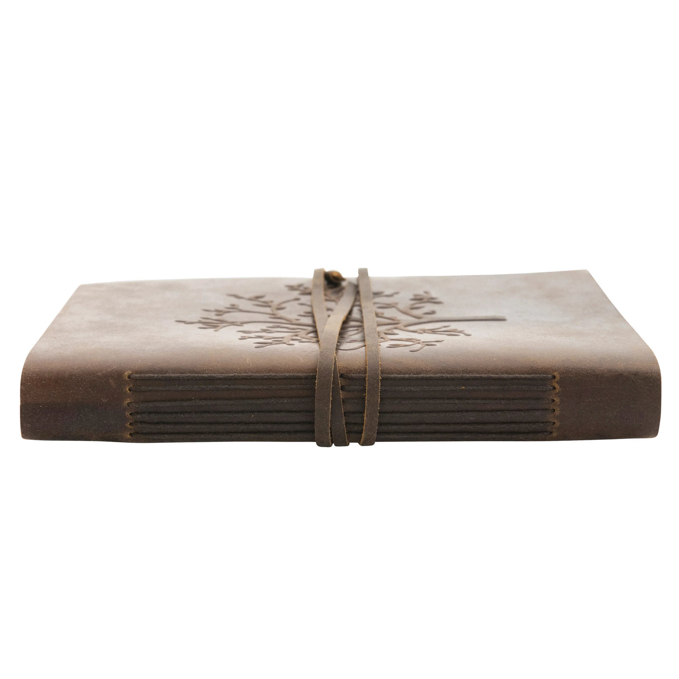 Leather Bound Journal with Handmade Paper
