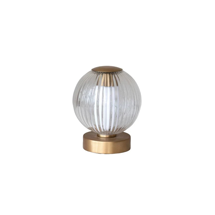 Globe shape LED Rechargeable Lamp with Touch Sensor