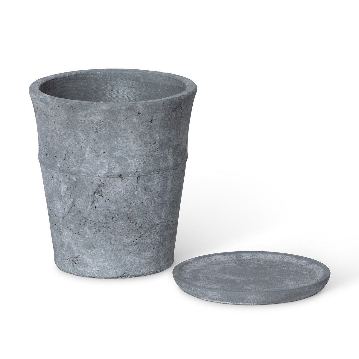 Meyer Cement Garden Pot w/ Tray