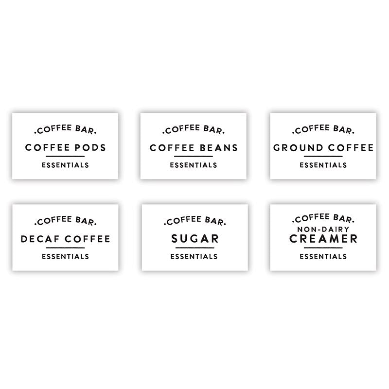 Coffee Canister w/ Stickers