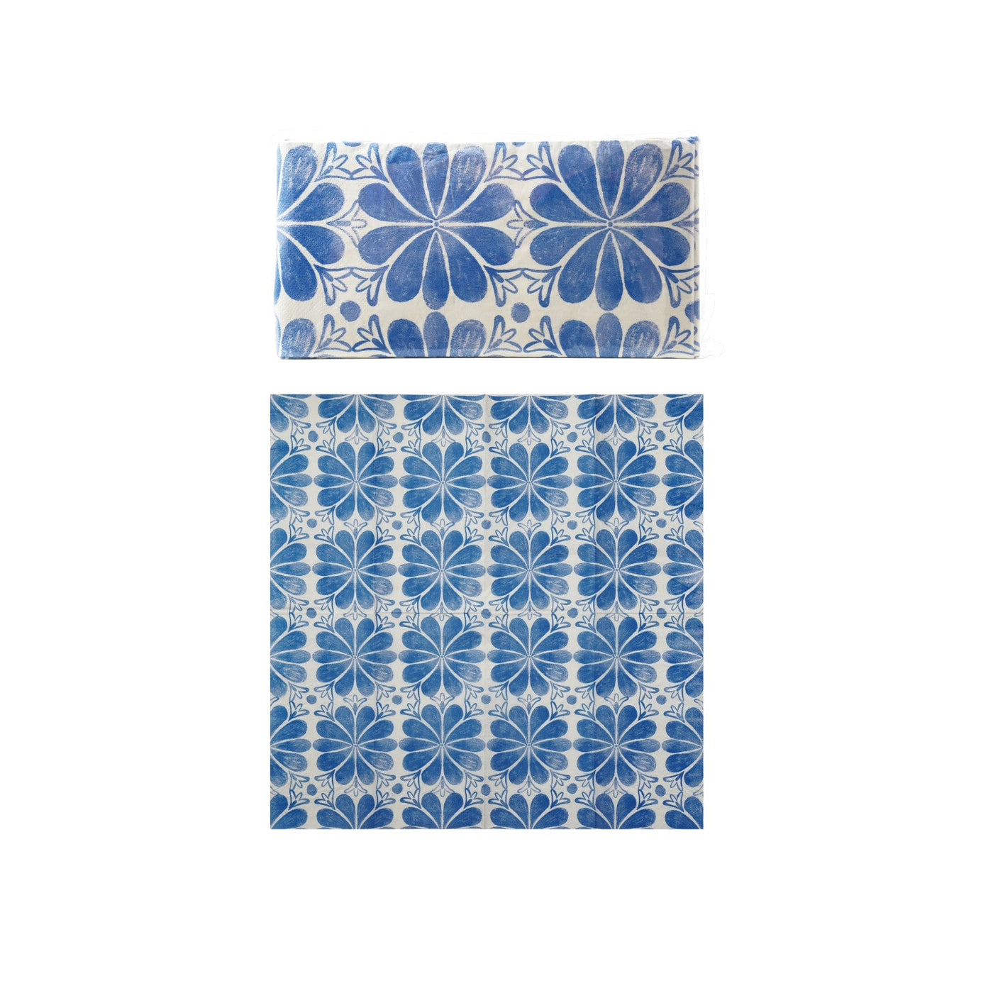 Paper Napkins with Tile Pattern